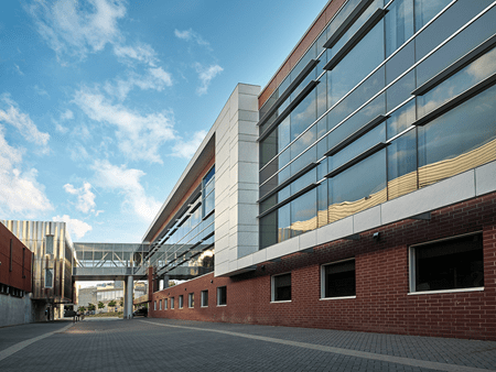 Exterior view of Sheridan's Davis Campus