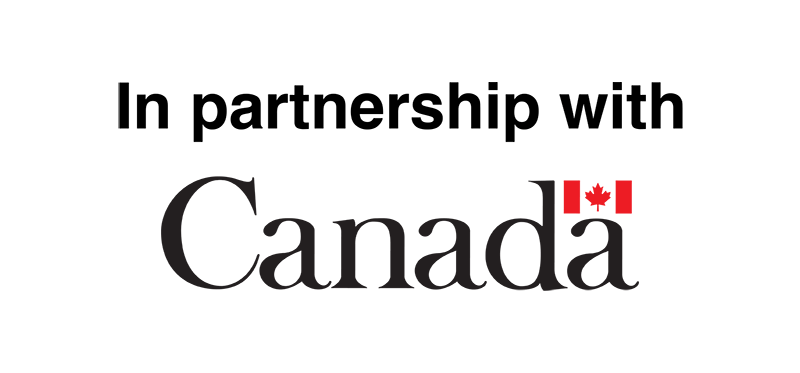 In partnership with the Government of Canada logo