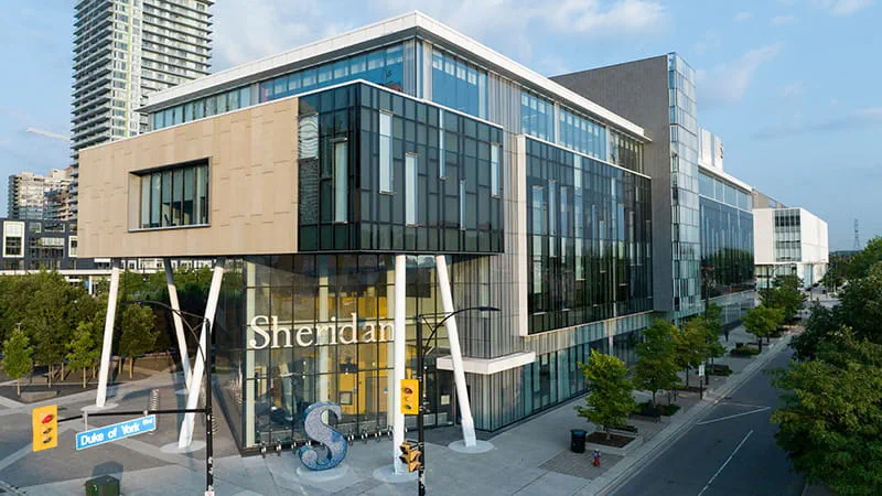 A-Wing building at Sheridan's Hazel McCallion Campus