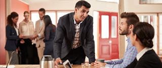 People in a business meeting