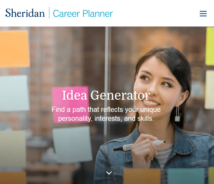 Idea Generator landing page screenshot