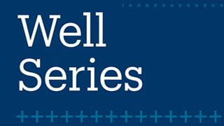 Well Series written in white text on a dark blue background.