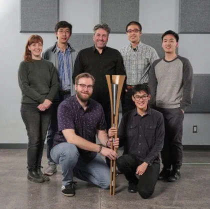 The team who designed and worked on the Sheridan Mace