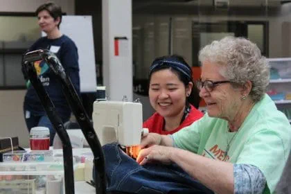 Fixer and attendee at the Repair Cafe Trafalgar