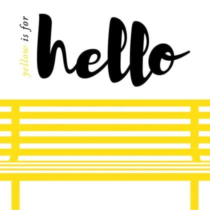 #YellowisforHello