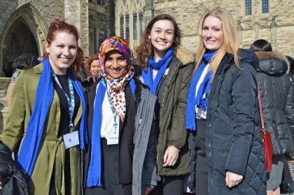 julianna corso with other daughters of the vote delegates