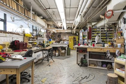 Props studio at the Banff Centre