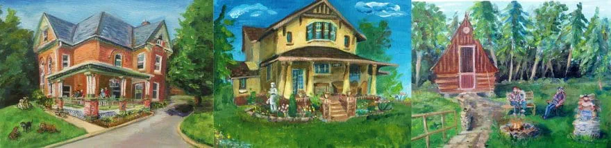 painting collage - samantha luck