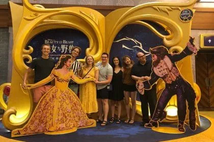 Sheridan interns and Michael Rubinoff in China.