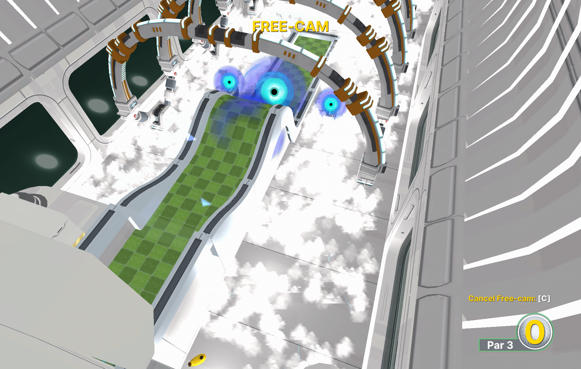 Screen grab from Free Flowing golf course