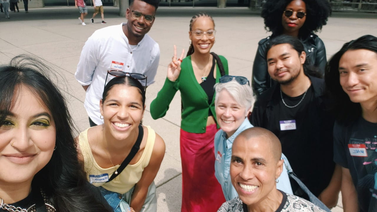 Heather Morton poses with mentees