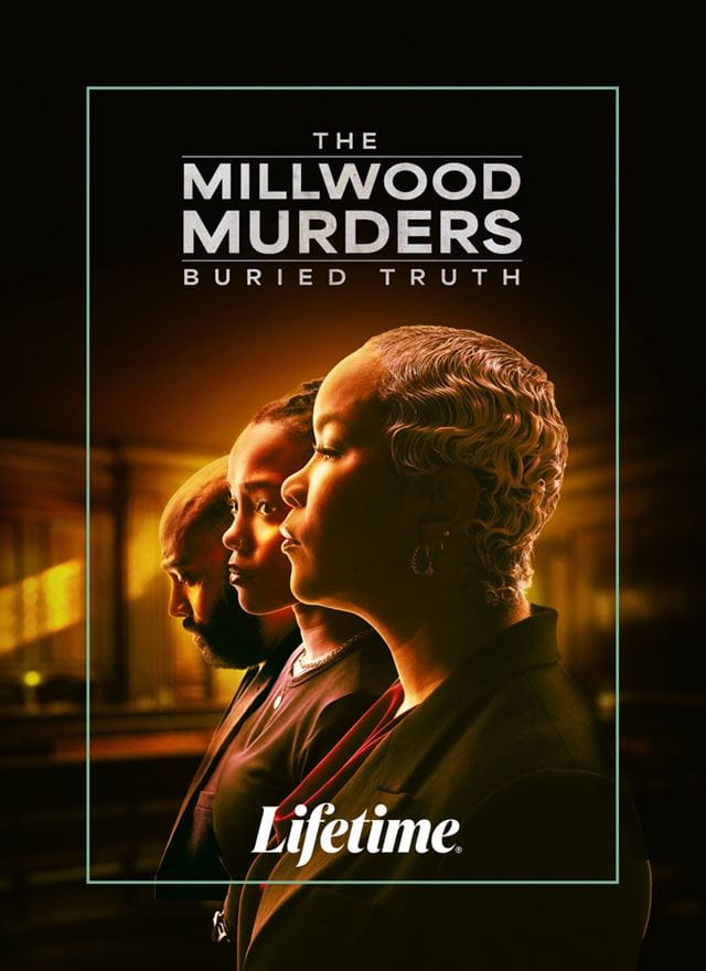 A promotional poster for The Millwood Murders: Buried Truth