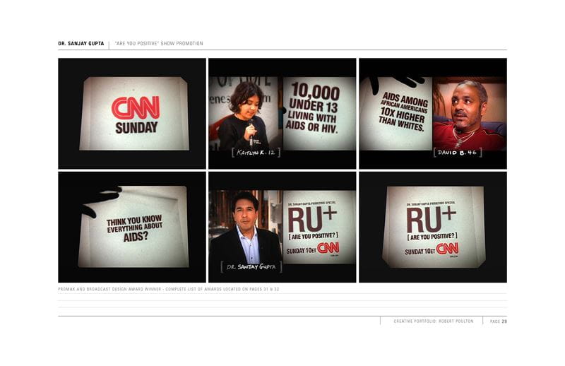 Various graphics used in a promotional campaign for a CNN show by Dr. Sanjay Gupta titled "RU+".