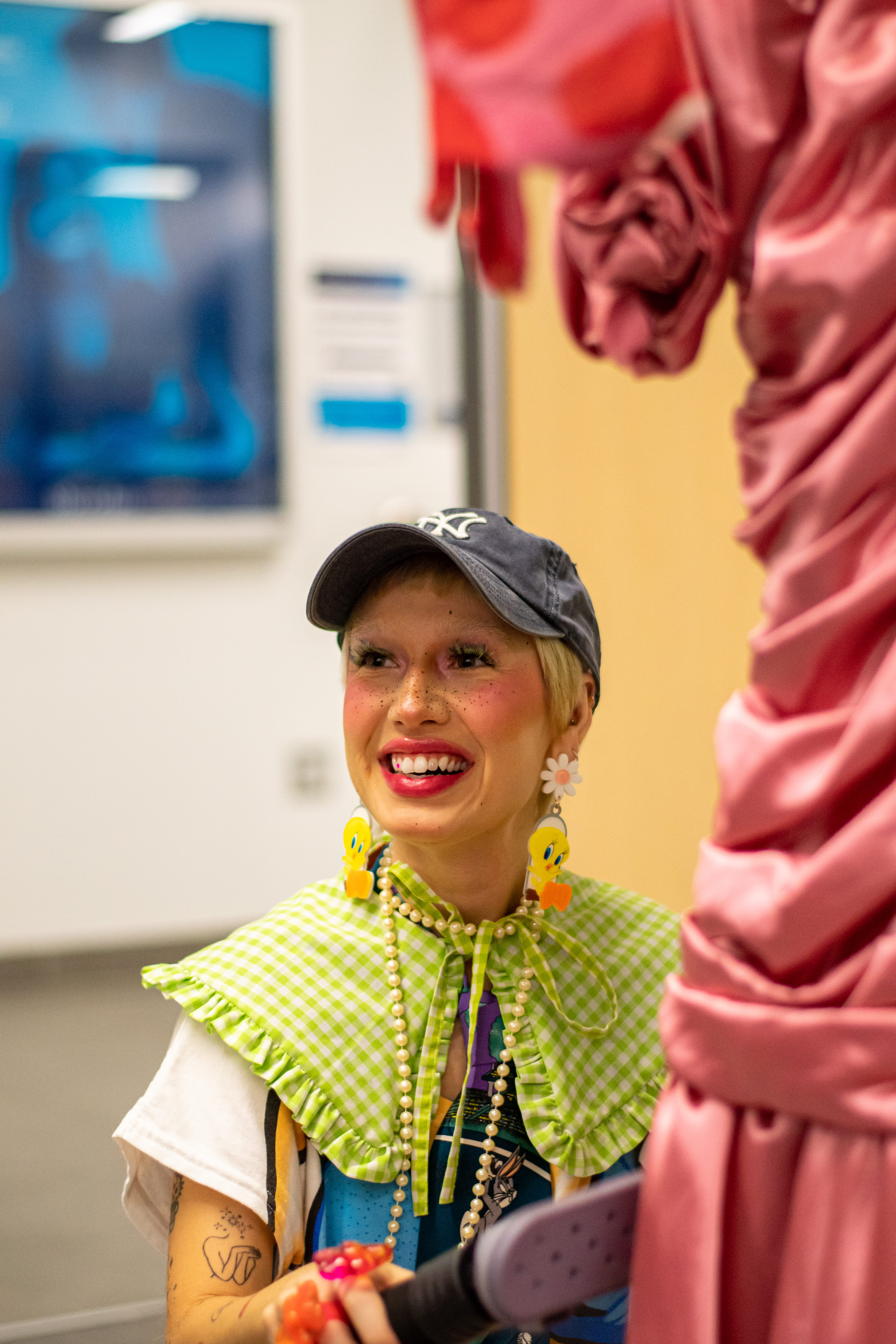 Sara Camposarcone attends the Chocheng show during New York Fashion News  Photo - Getty Images