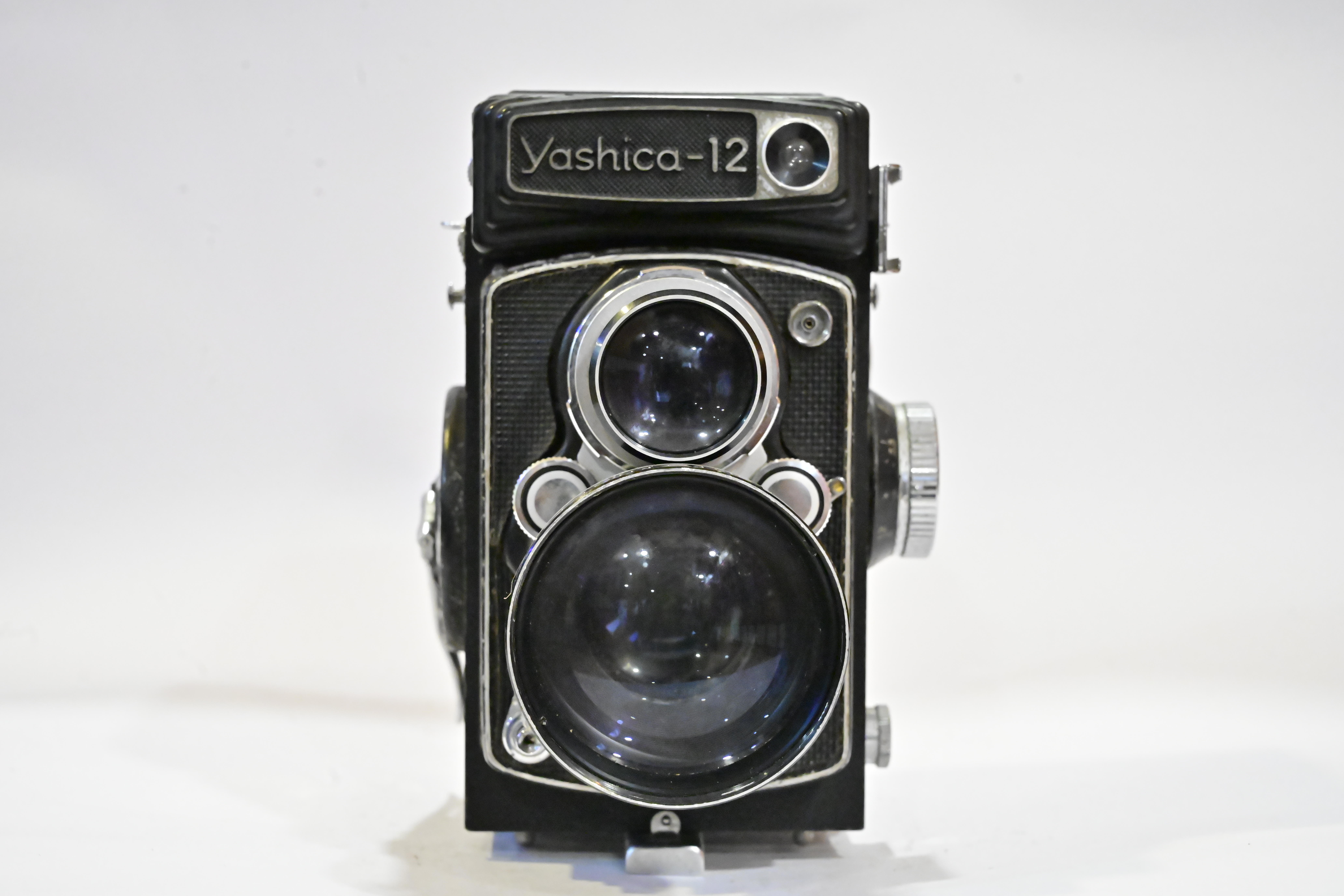 A Yashica twin lens reflex camera