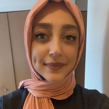 Female student face shot