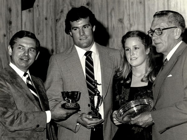 Bill Pull receiving award