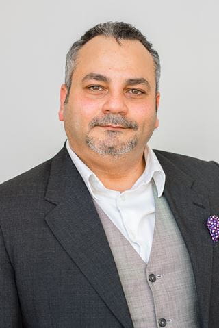 A headshot of Sheridan Pilon School of Business professor Dr. Shady Hana