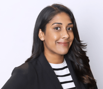 A head and shoulders portrait of Eidah Jauforally