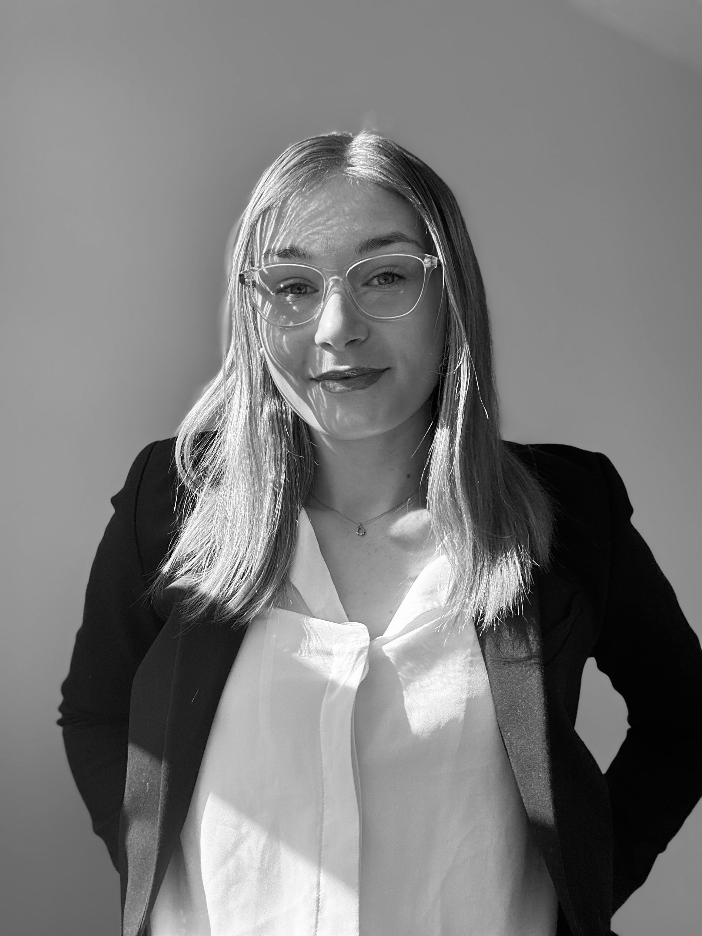 A head and shoulders portrait of Emily Lee McAllister