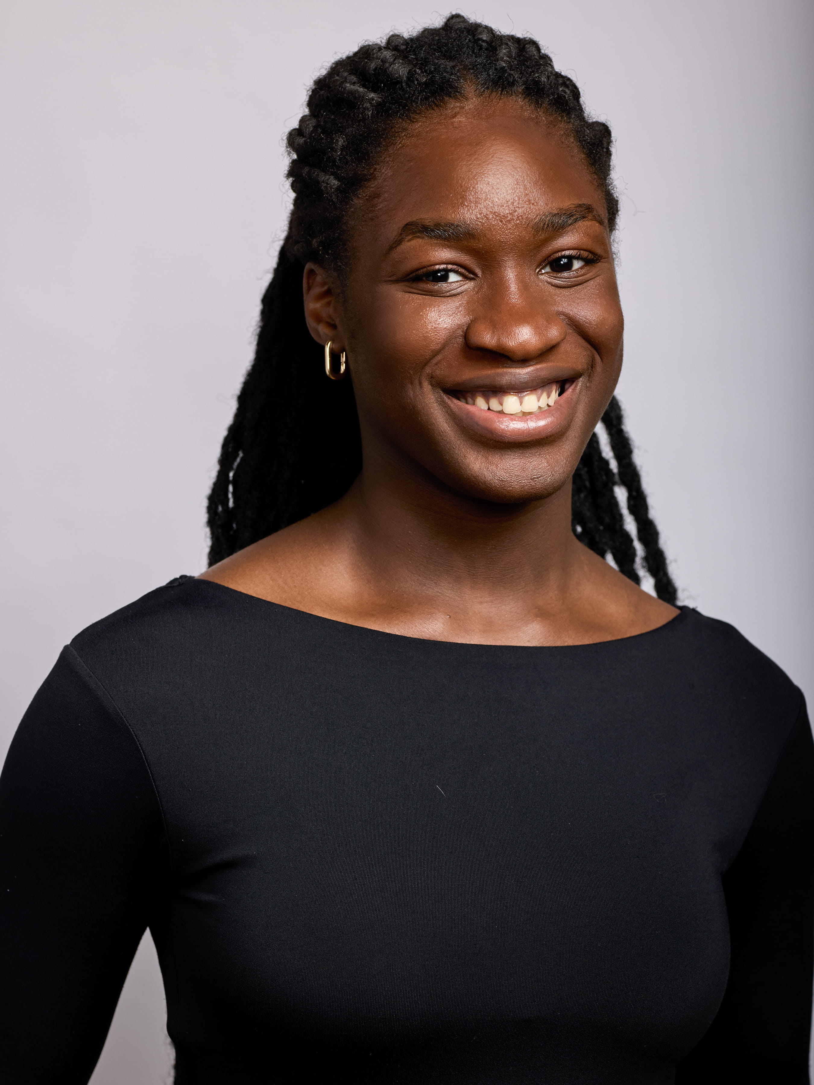 A head and shoulders portrait of Rubiat Fusigboye