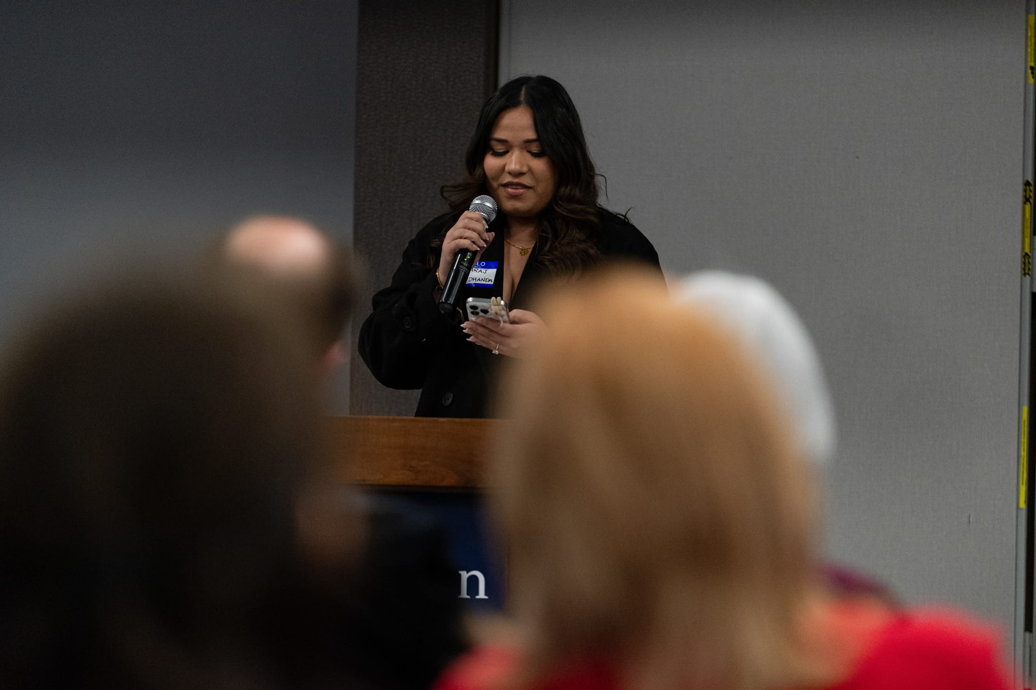 2025 Sheridan Co-op and Work-Integrated Learning Student of the Year Award recipient delivers thank you speech