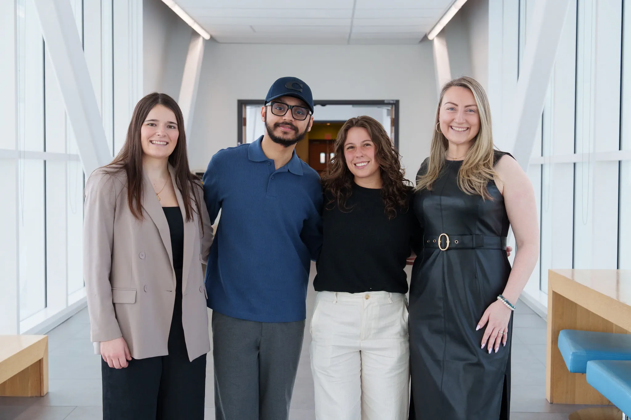 Clark Influence team, including Sheridan alumna, Olivia Branco ('24)
