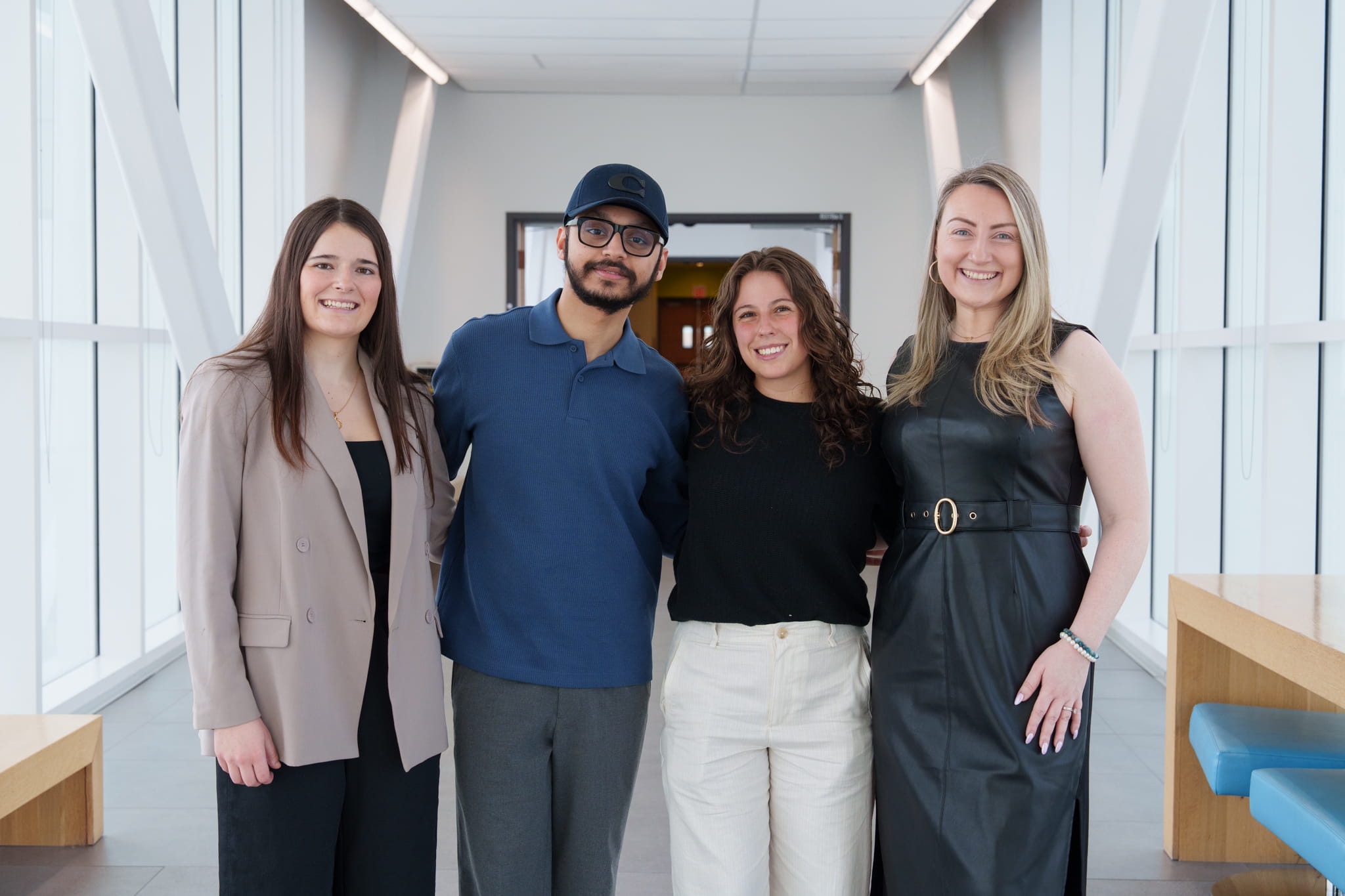 Clark Influence team, including Sheridan alumna, Olivia Branco ('24)