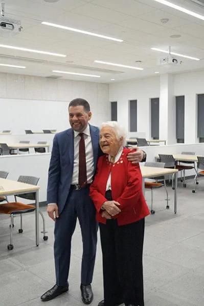 Mohamad Fakih and Sheridan's Chancellor Hazel McCallion