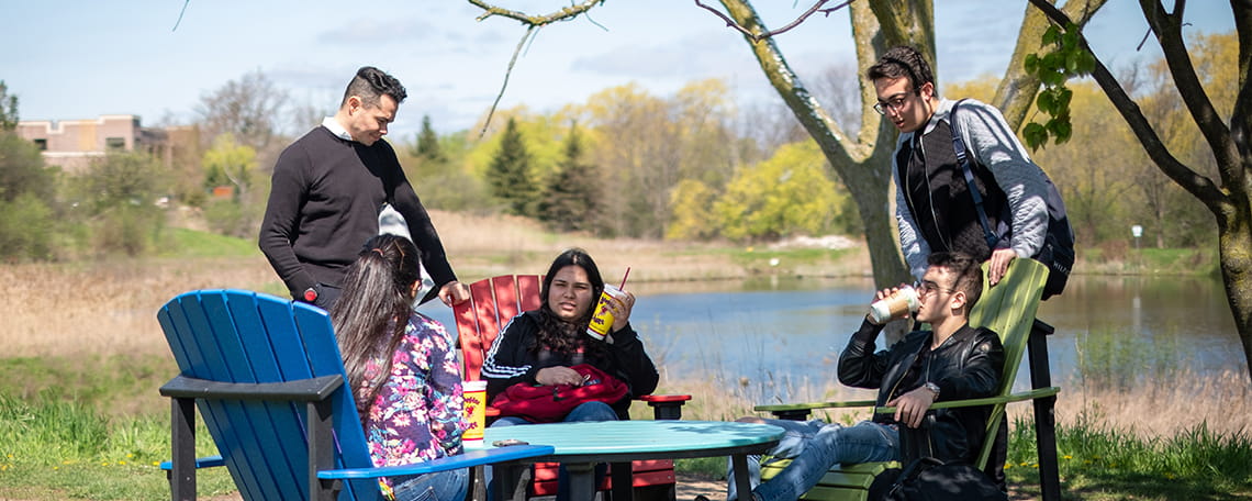 Fletcher's Creek at Sheridan's Davis campus.