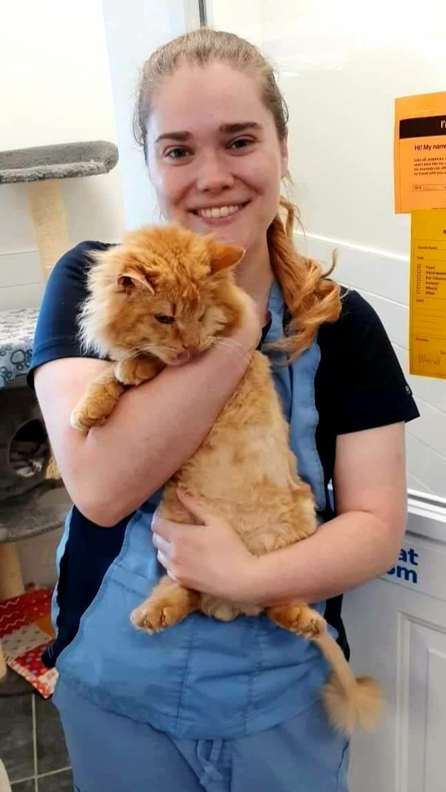 Laura DiCarlo and Cat