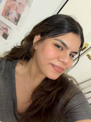 A selfie of valedictorian Lovepreet Dhillon.