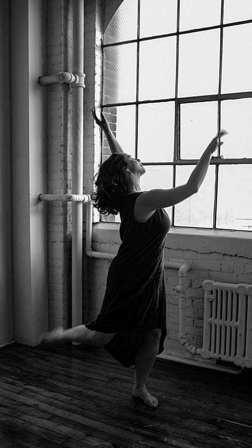 Stephanie Graham dancing