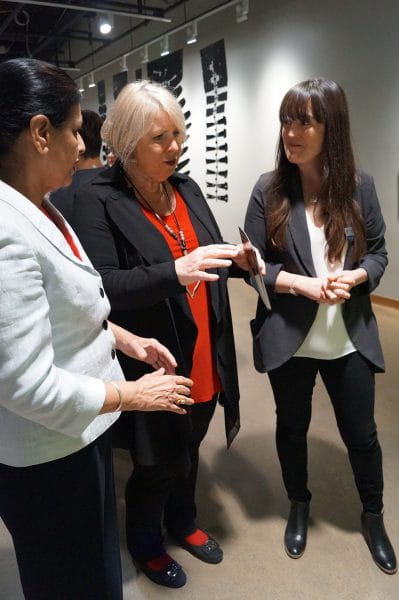 MPP Amrit Mangat, Minister Deb Matthews and Dr. Catherine Hale