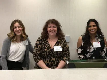 Rebecca Rodrigues, Liza Franses and Jordyn Sousa