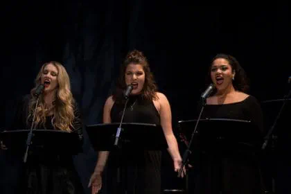 student performers at the cmtp festival of new musicals
