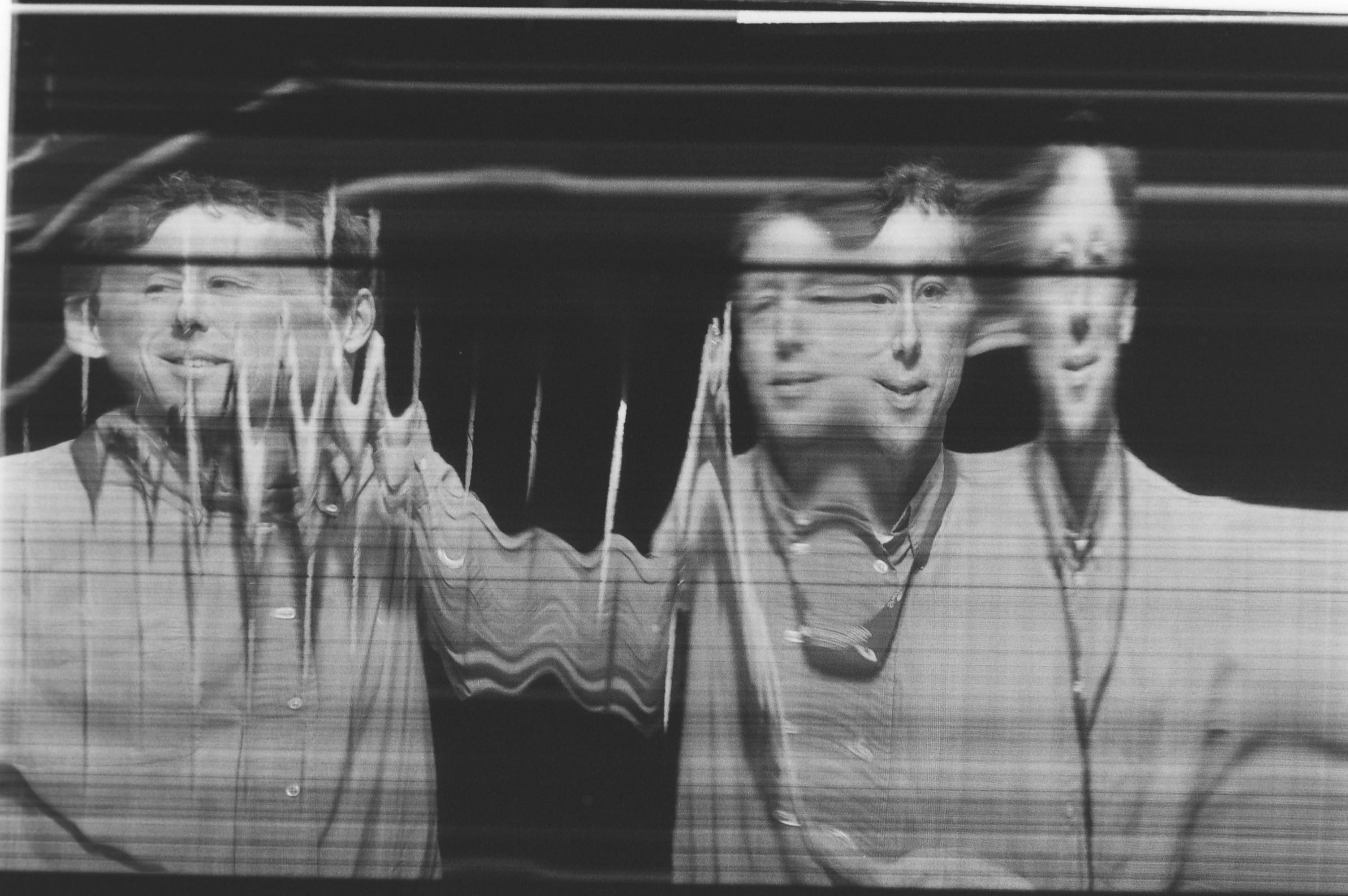 A black and white image of Sheridan FAAD professor John Kneller