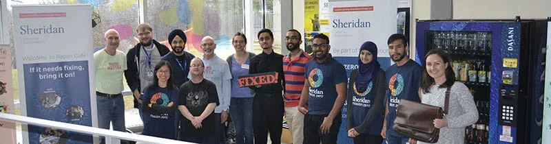 Organizers, Fixers and volunteers at the Repair Cafe