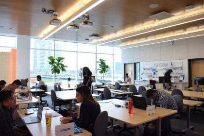 Inside EDGE at the Hazel McCallion Campus in Mississauga.