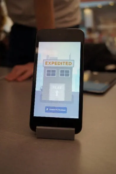 Expedited on a mobile phone