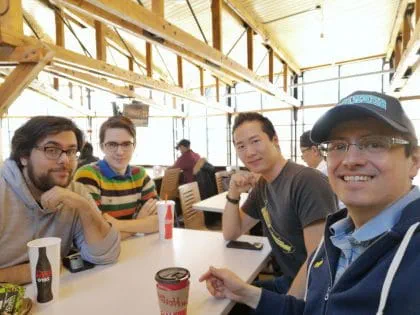 Professor Jose Rueda and Sheridan Game Design students