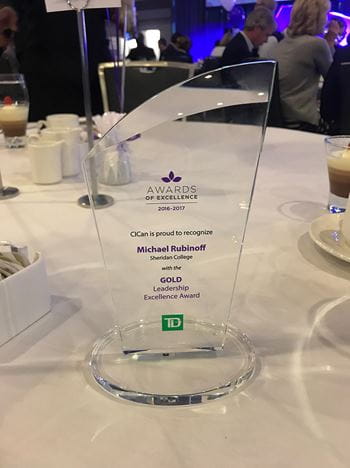 Michael Rubinoff's CICan Gold Medal Award