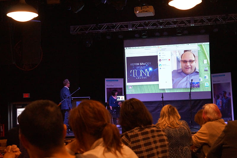 Checking in with Michael Rubinoff in Gander, Newfoundland for the Tony Award nomination announcement