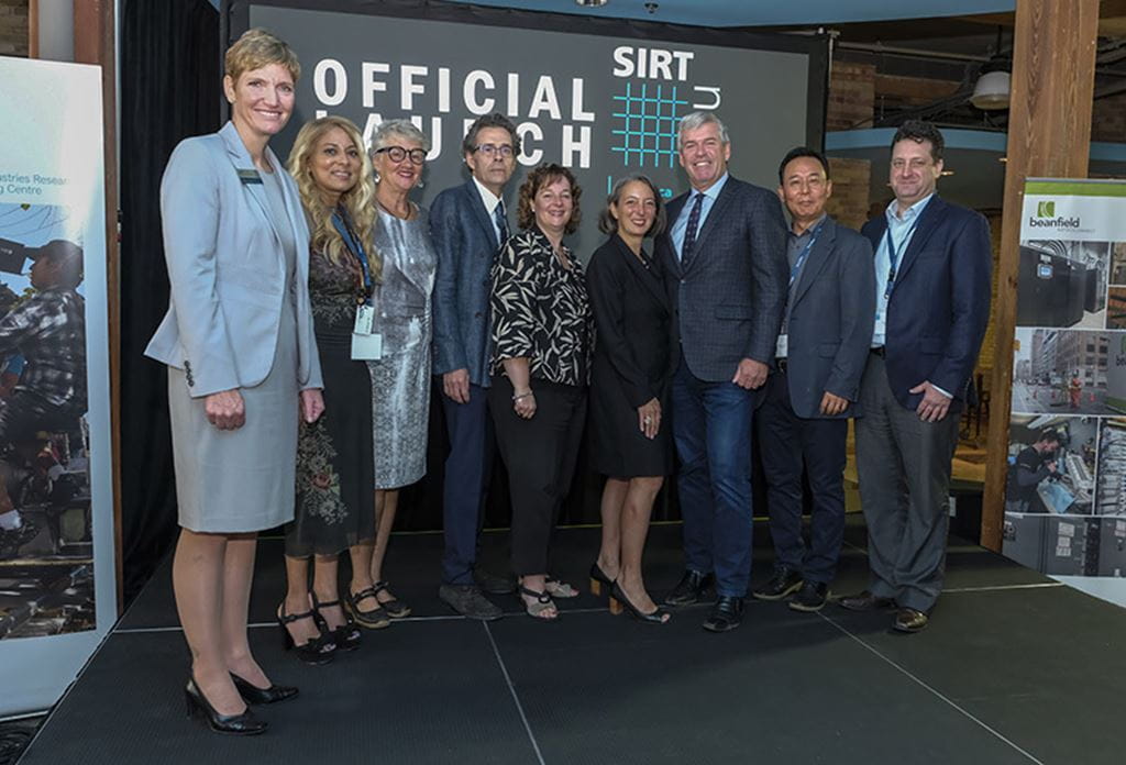 Sheridan, industry and government delegates at the SirtNet launch announcement