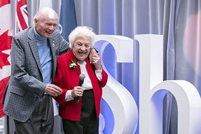 William Davis and Hazel McCallion