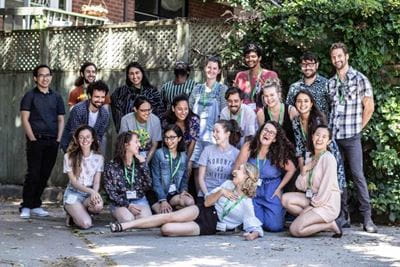 The team of research students are leveraging Sheridan’s expertise in social innovation and community-engaged research to expand Toronto Fringe’s Theatre Entrepreneurs’ Networking and Training program (TENT). Photo by Kate Dockeray.