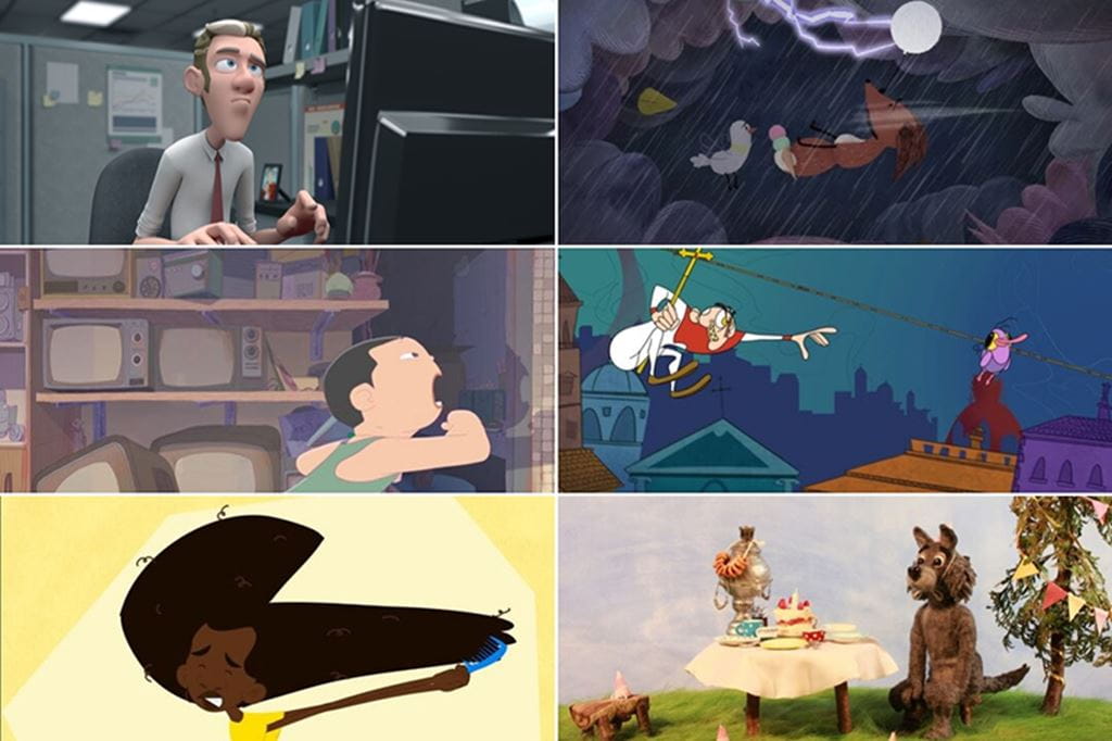 Stills from the Sheridan student films selected for the 2019 Ottawa International Animation Festival