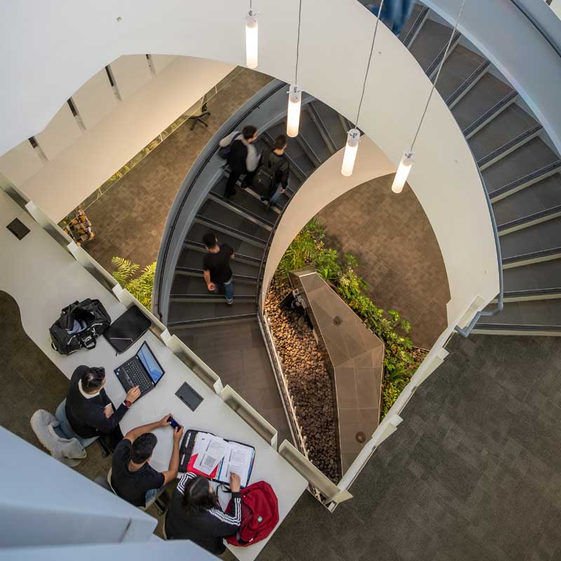 interior of Sheridan building