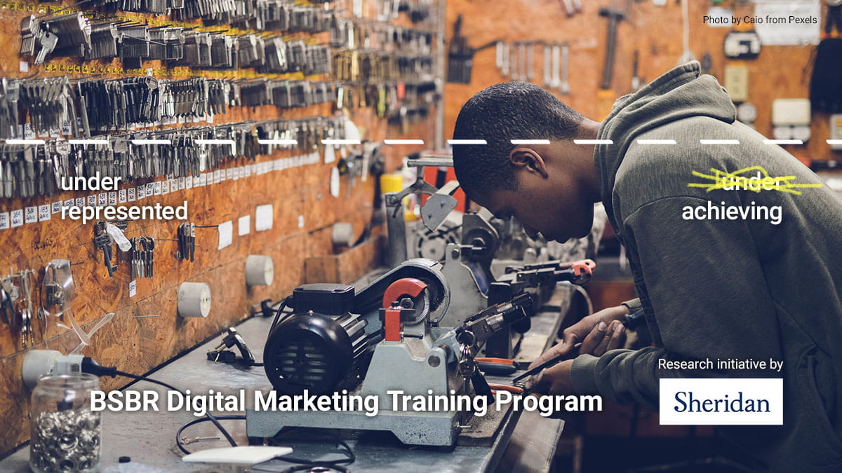 Person working at a key cutting machine