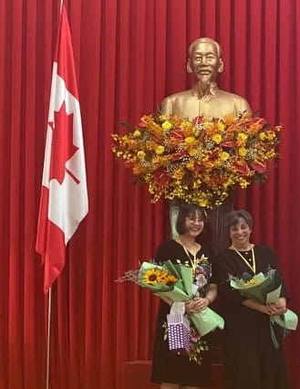 Carol Altilia and Thao Trinh, Deputy General Director at KNI and a member of the Board of Directors